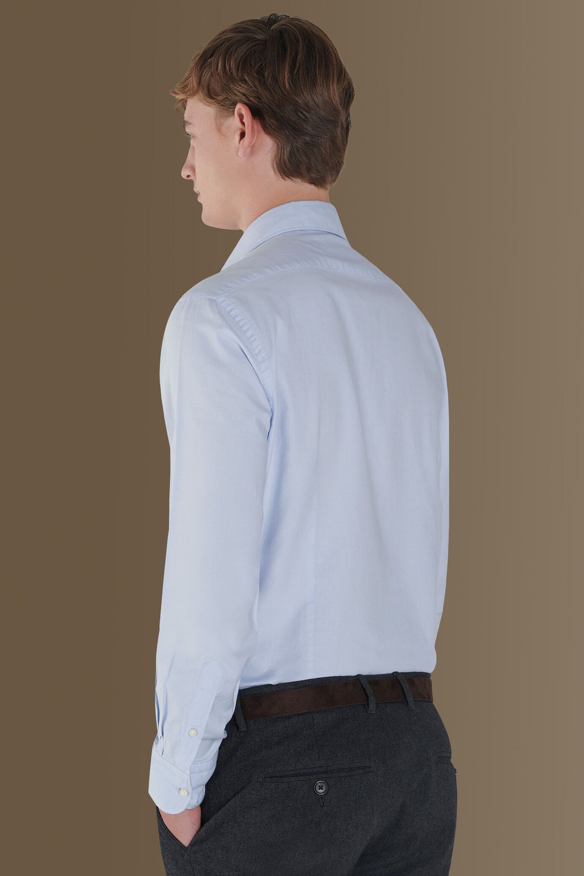 French collar new classic washed shirt slim fit superlight oxford