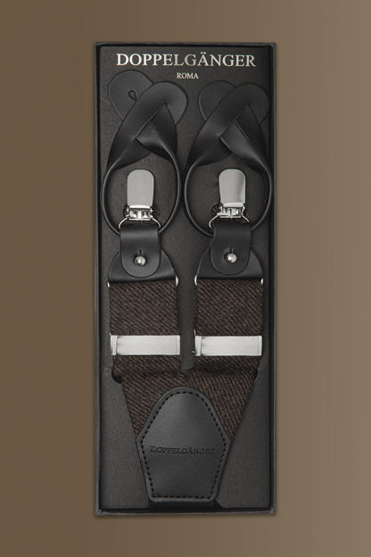 Suspenders - twill construction - wool blend