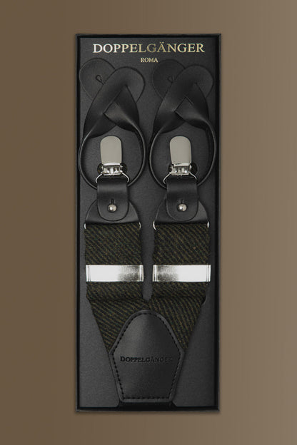 Suspenders - twill construction - wool blend