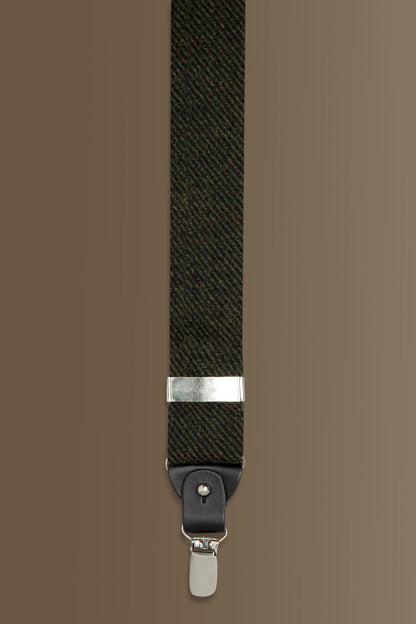 Suspenders - twill construction - wool blend