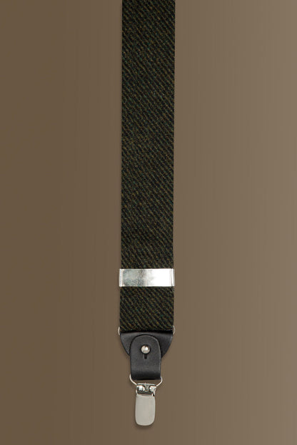 Suspenders - twill construction - wool blend