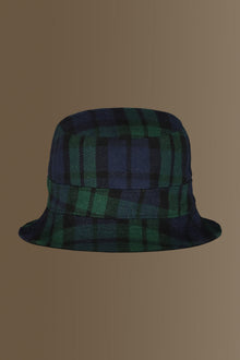 Fisherman hat - wool blend -blackwatch
