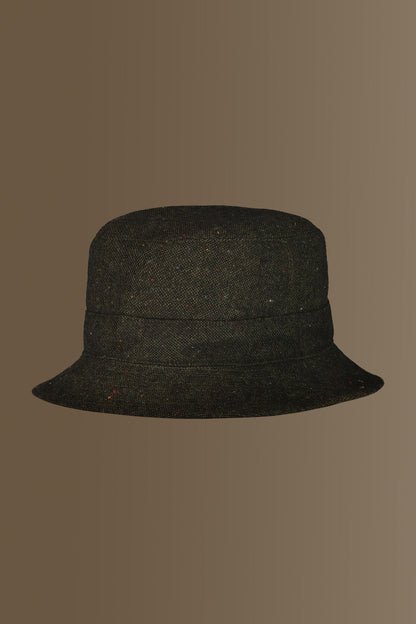 Fisherman hat - wool blend -birdseye fabric