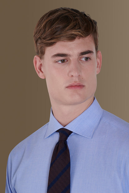French collar classic shirt 100% cotton fil -a- fil