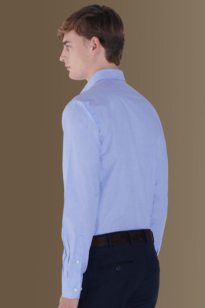 French collar classic shirt 100% cotton fil -a- fil