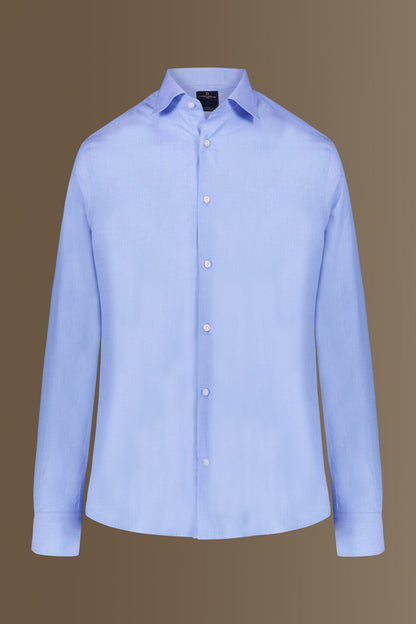 French collar classic shirt 100% cotton fil -a- fil