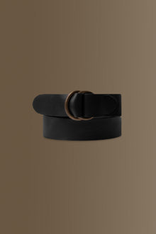 Adjustable belt combined leather