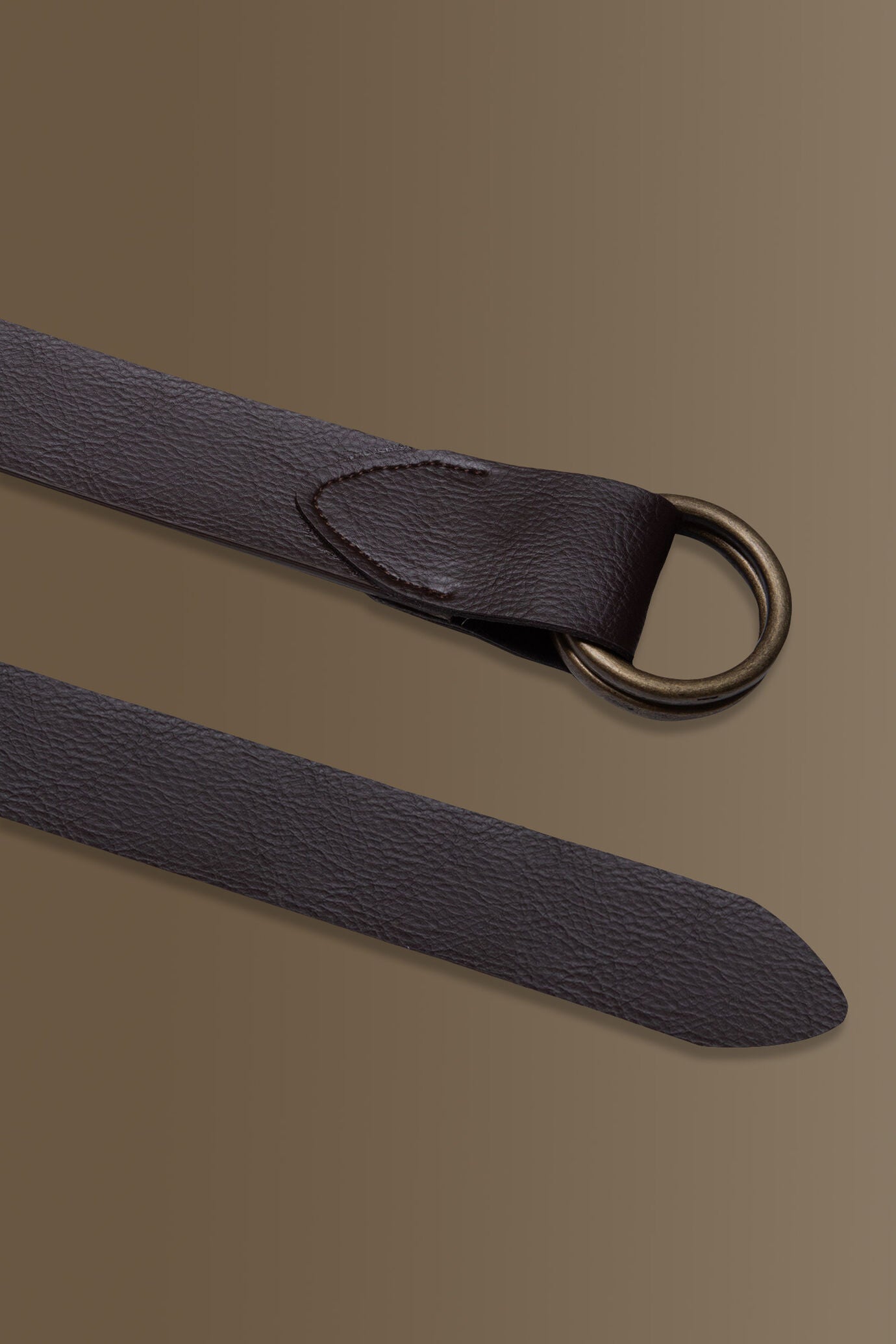 Adjustable belt combined leather