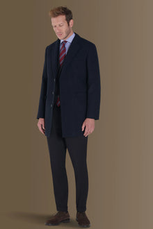Wool blend classic coat