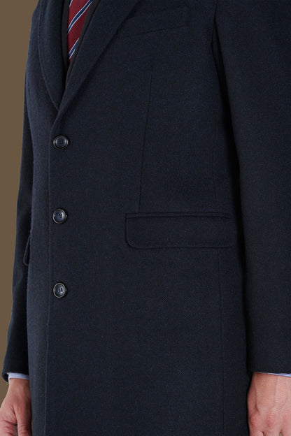 Wool blend classic coat