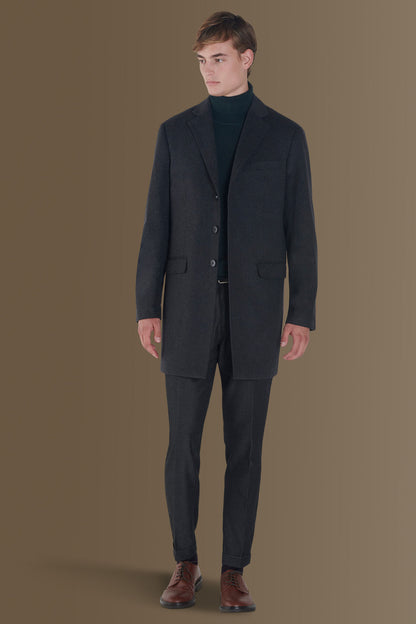 Wool blend classic coat