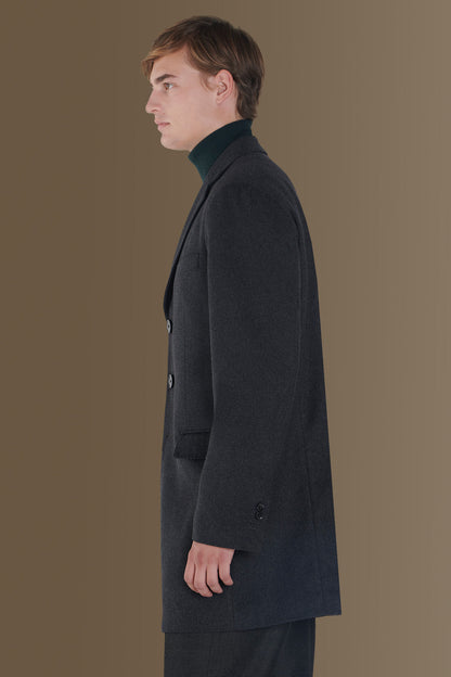 Wool blend classic coat