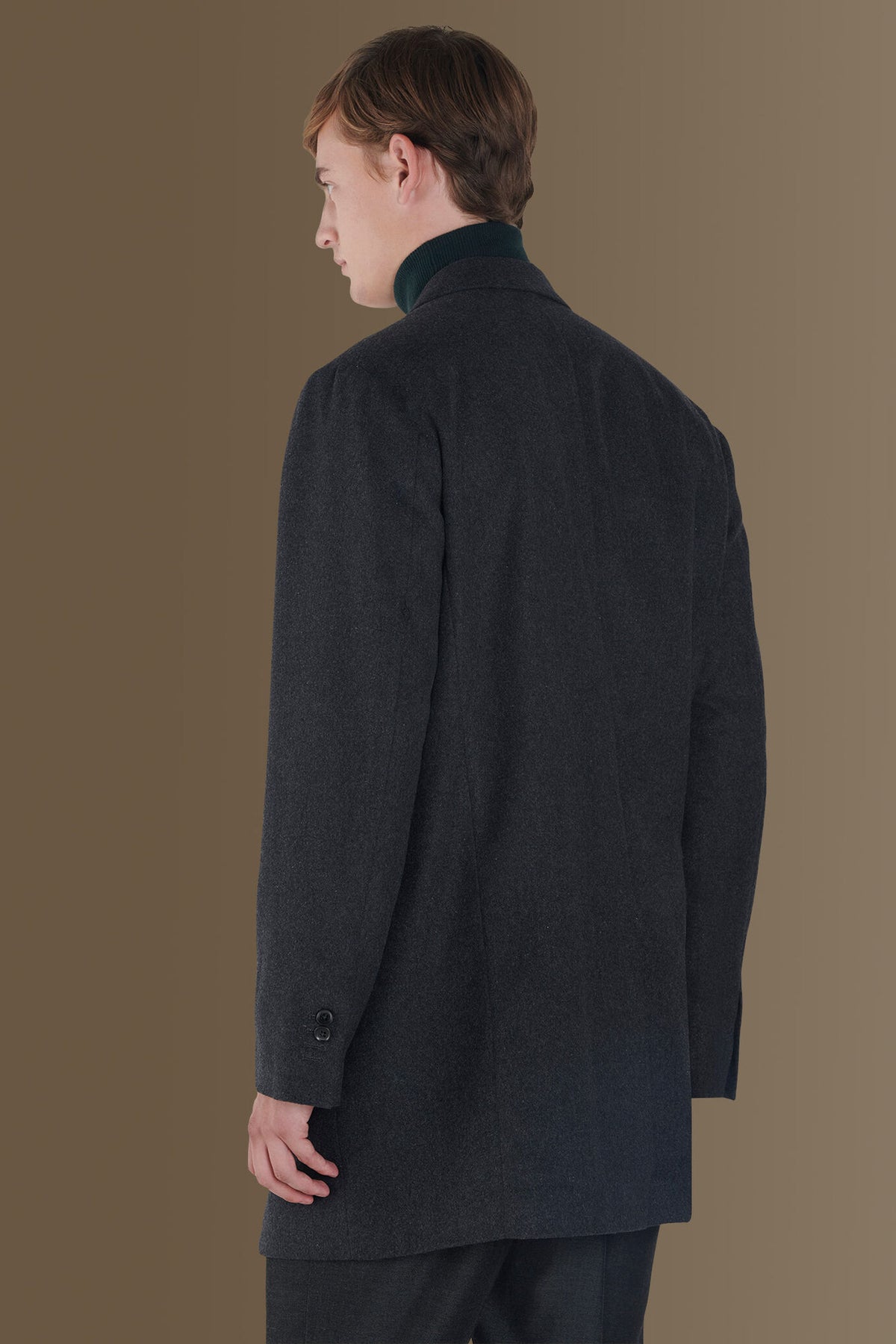 Wool blend classic coat