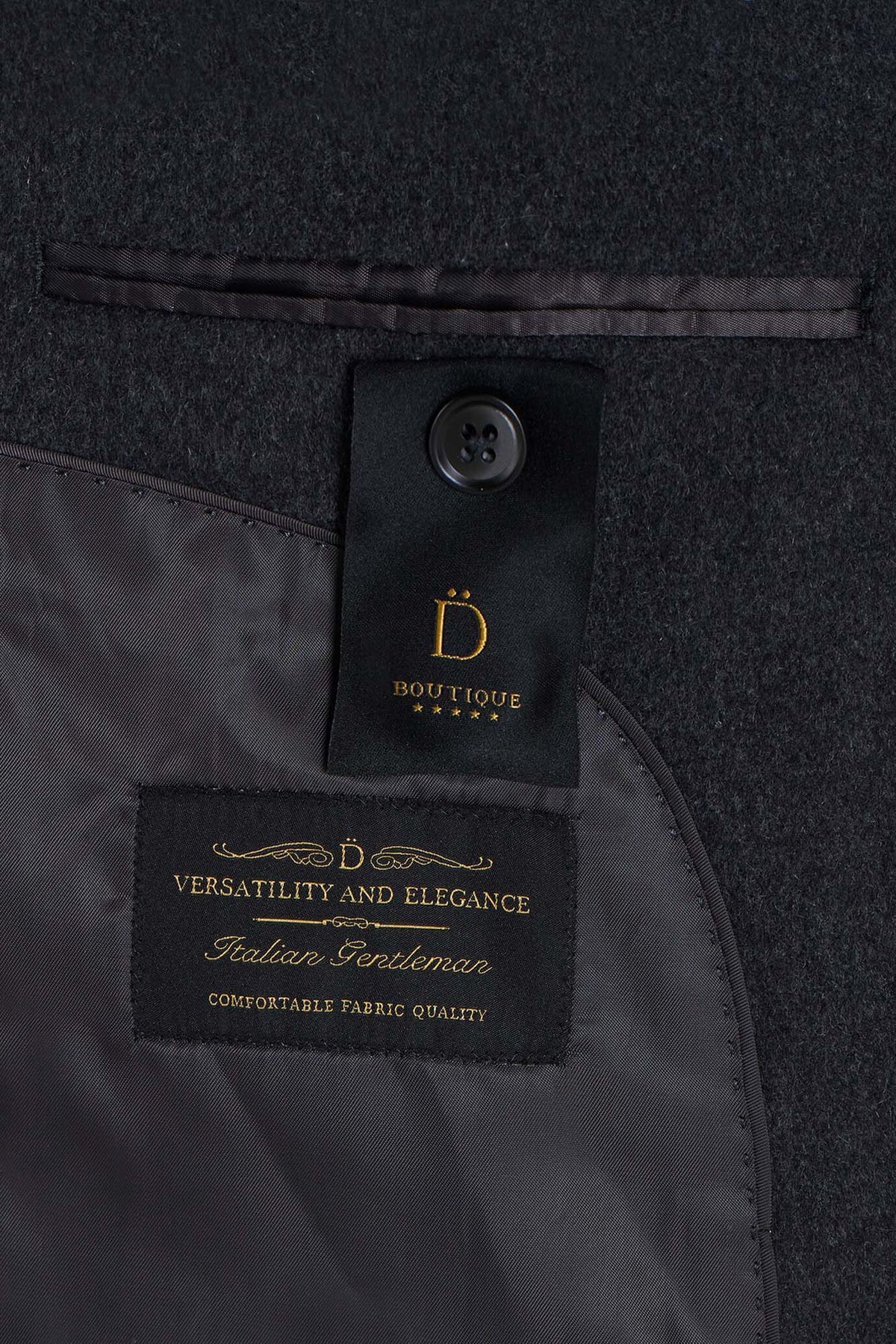 Wool blend classic coat