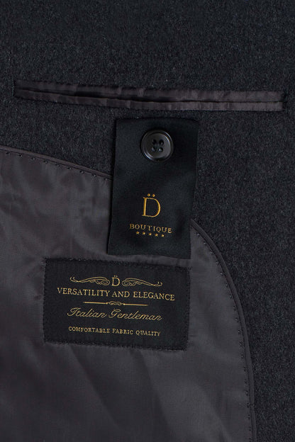 Wool blend classic coat