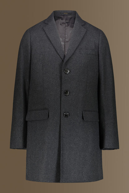 Wool blend classic coat