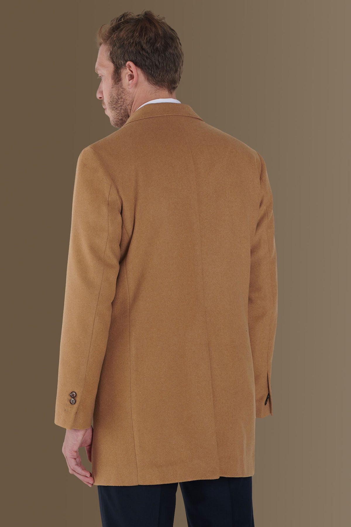 Wool blend classic coat
