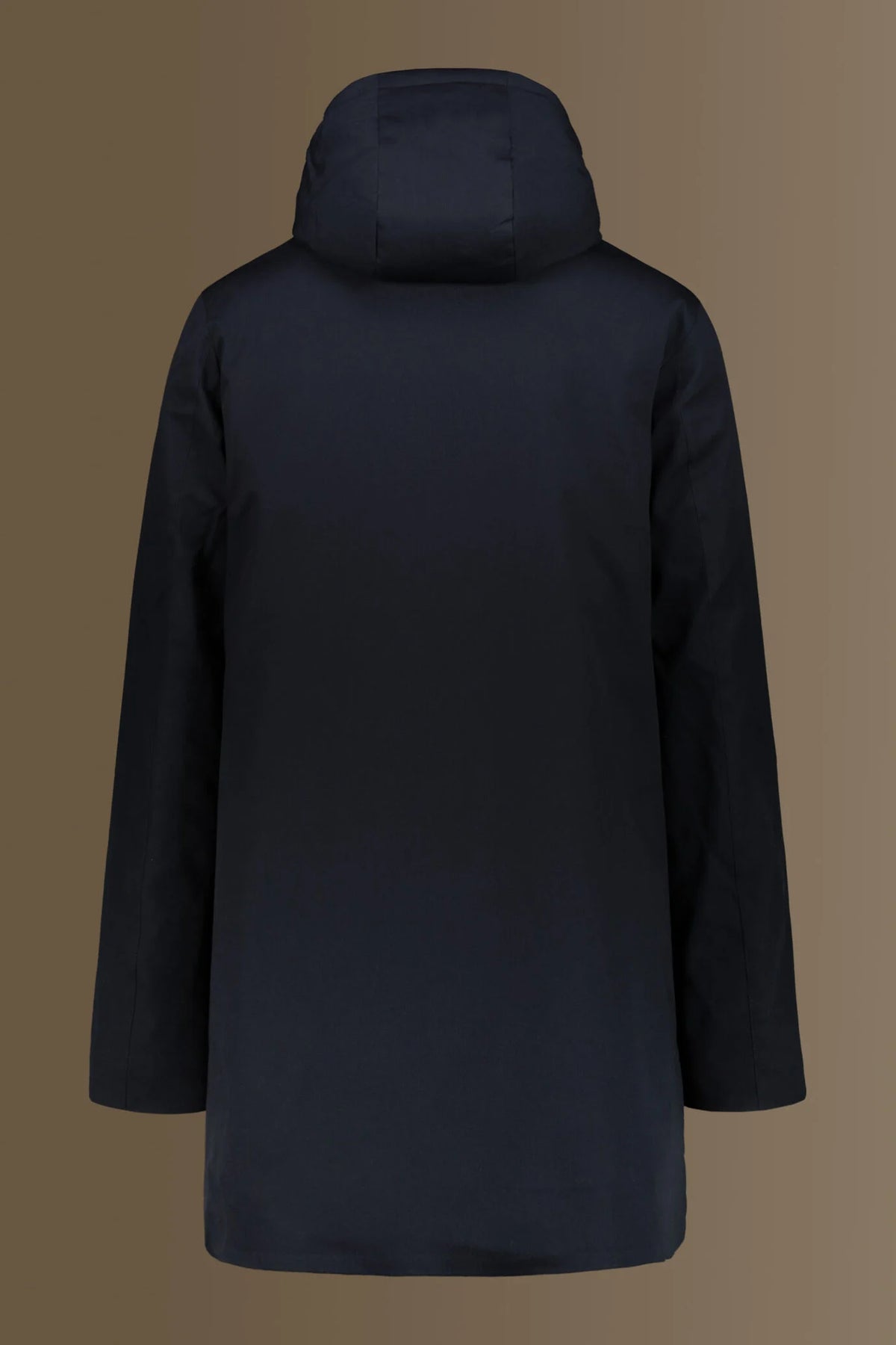 Coated tech parka