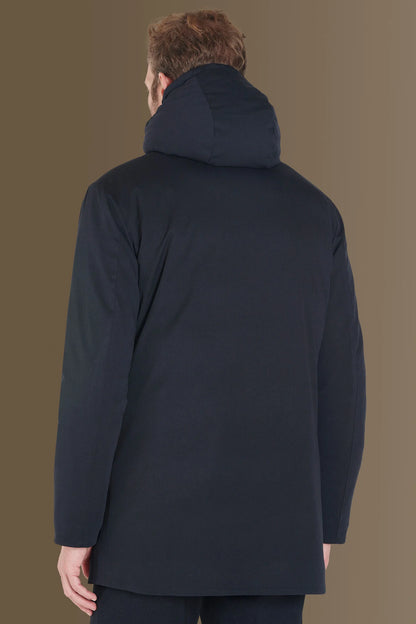Coated tech parka