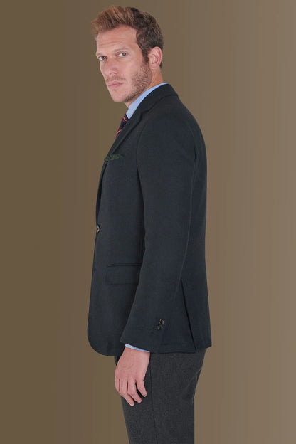 Single breasted tweed jacket