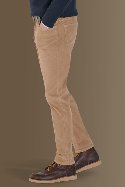 5 pockets trousers wales corduroy