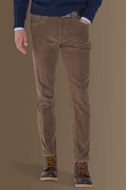 5 pockets trousers wales corduroy