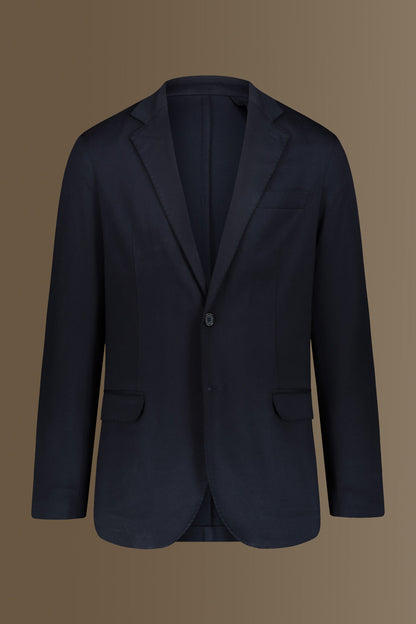 Single breasted suit flat trousers jersey fabric
