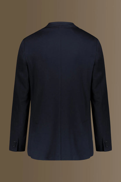 Single breasted suit flat trousers jersey fabric