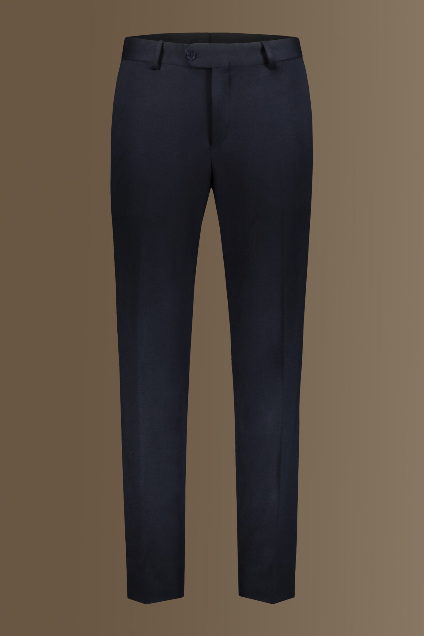 Single breasted suit flat trousers jersey fabric
