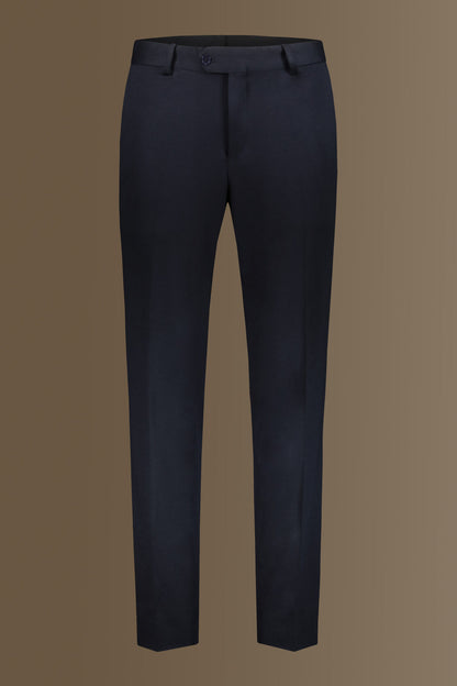 Single breasted suit flat trousers jersey fabric