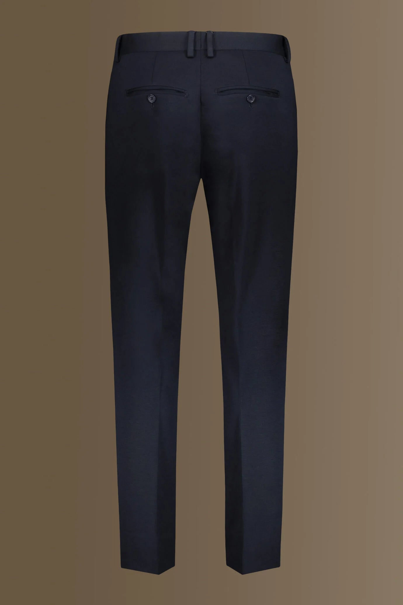 Single breasted suit flat trousers jersey fabric