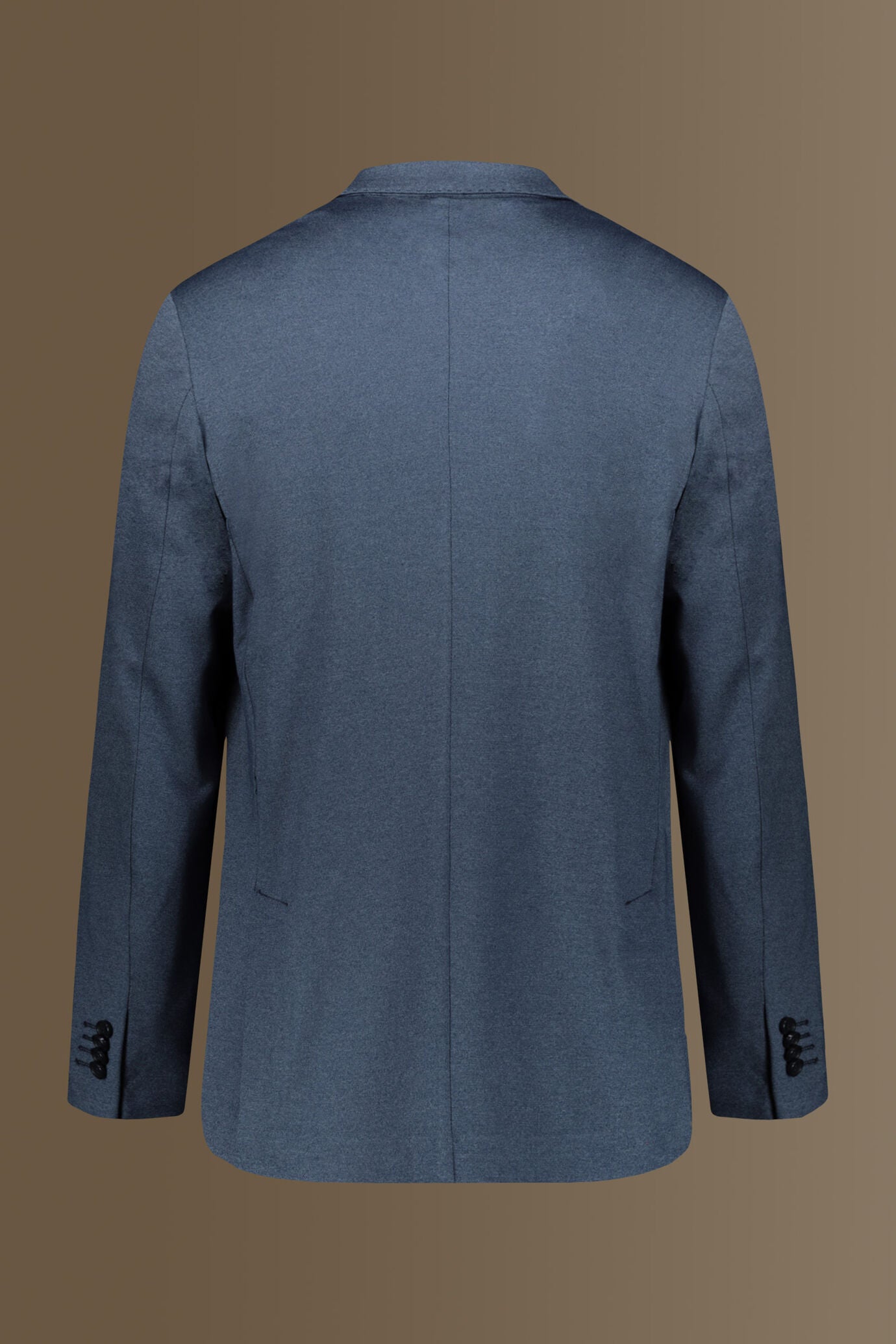 Single breasted suit flat trousers jersey fabric
