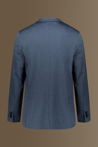 Single breasted suit flat trousers jersey fabric