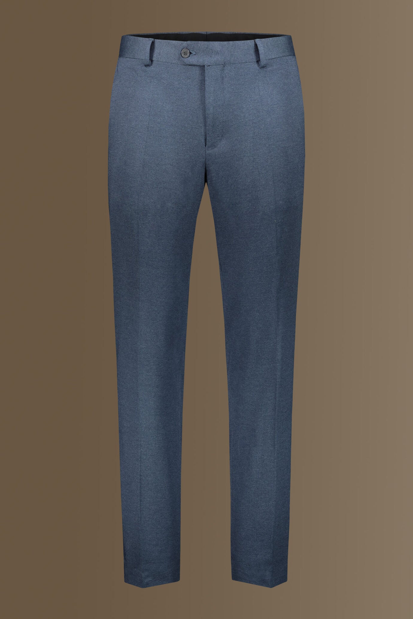 Single breasted suit flat trousers jersey fabric