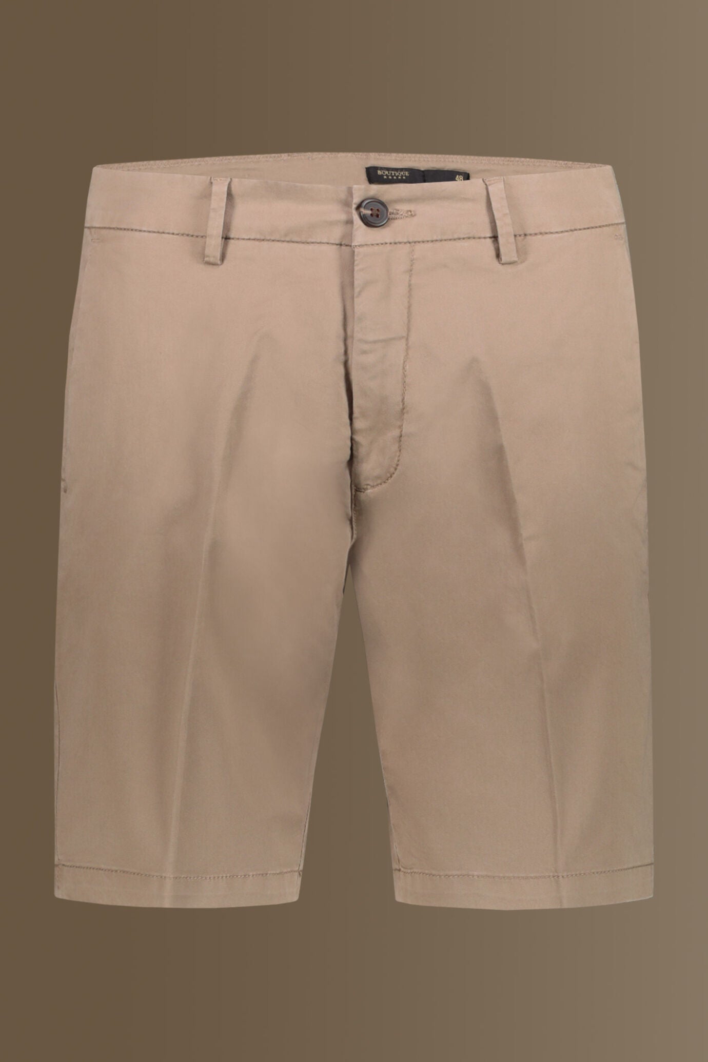 Classic bermuda twill stretch construction