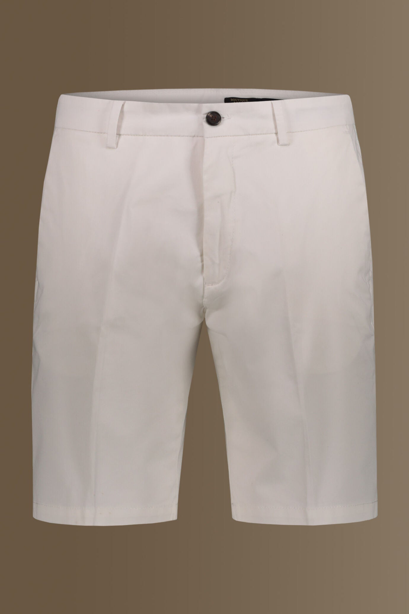Classic bermuda twill stretch construction