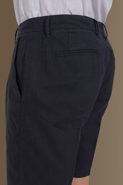 Cargo bermuda twill stretch construction