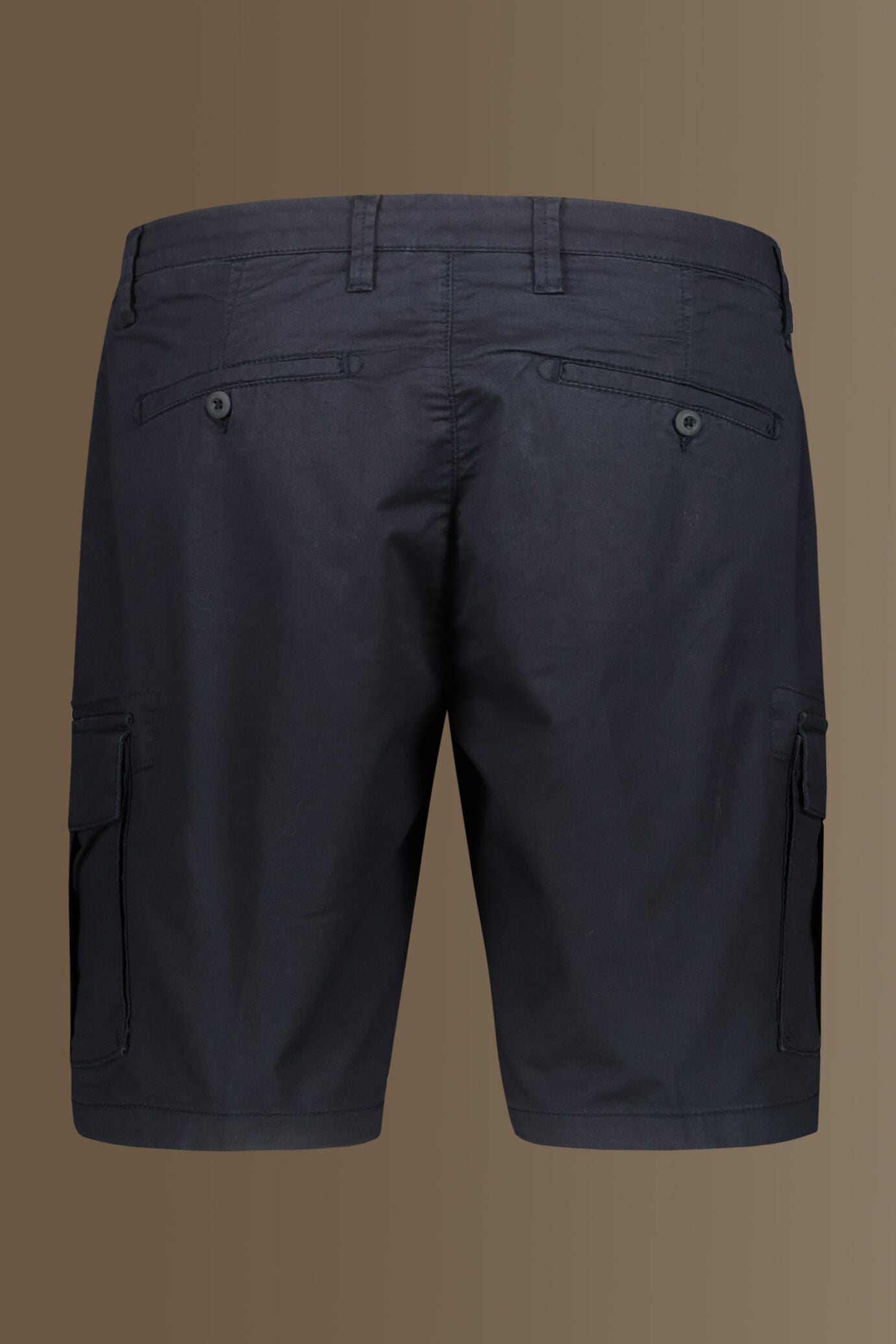 Cargo bermuda twill stretch construction