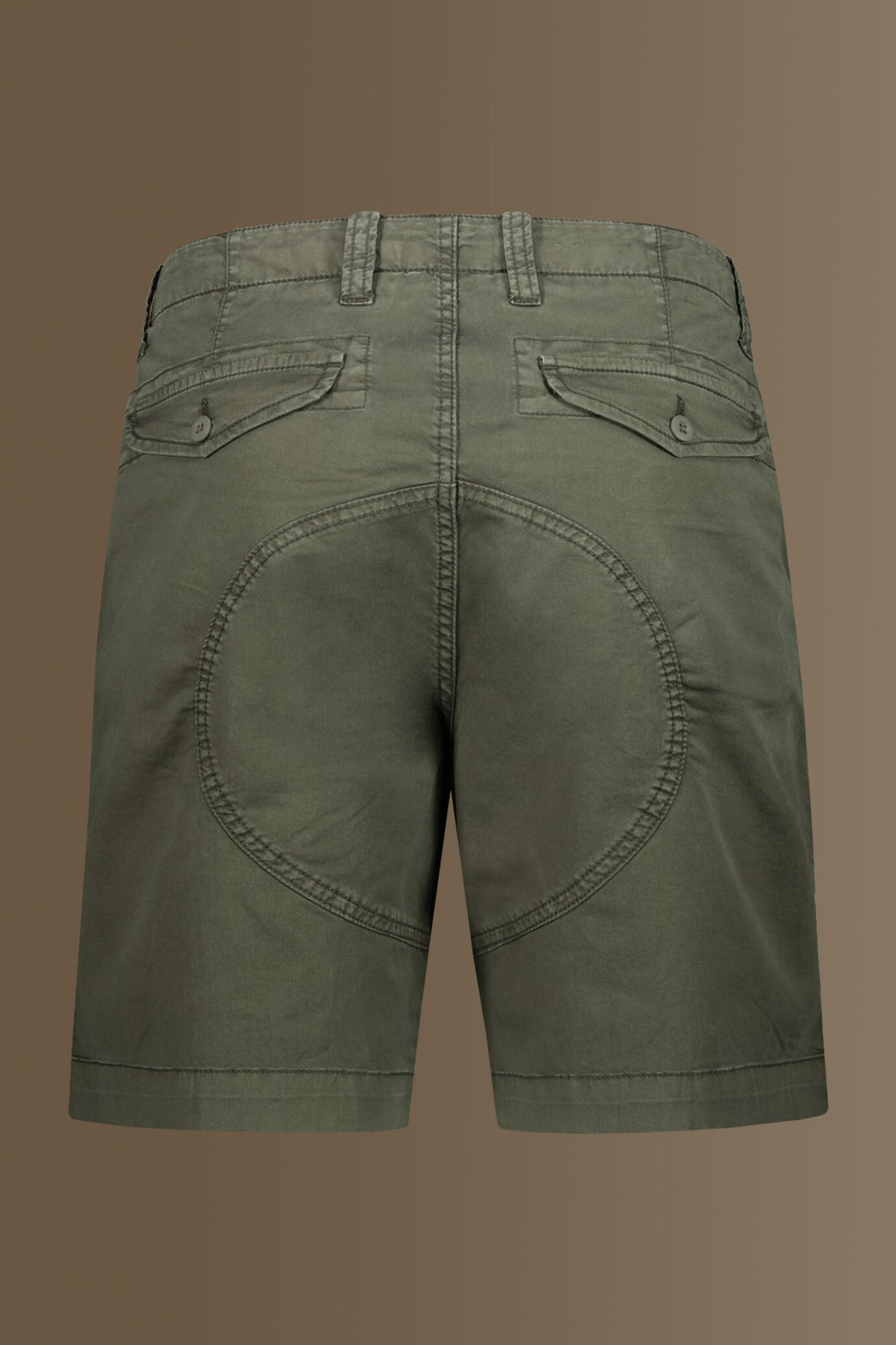 Bermuda with pocktes twill stretch fabric