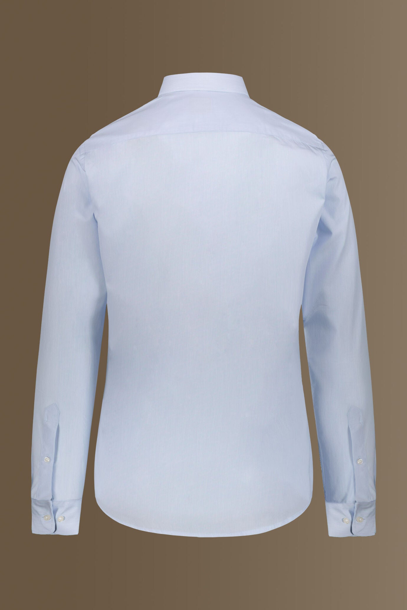 Classic shirt french collar thin stripes fabric