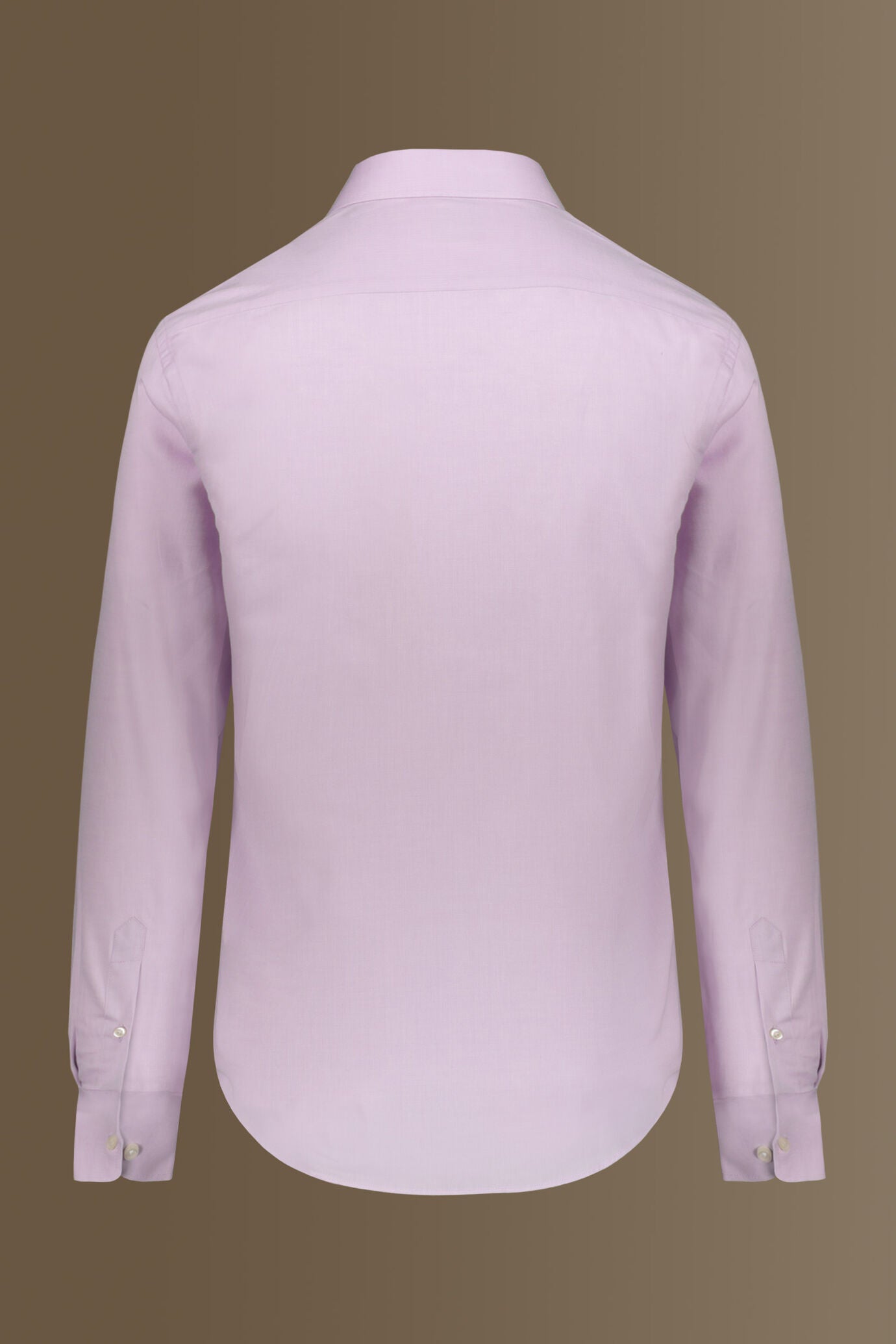 Classic shirt french collar herringbone fabric