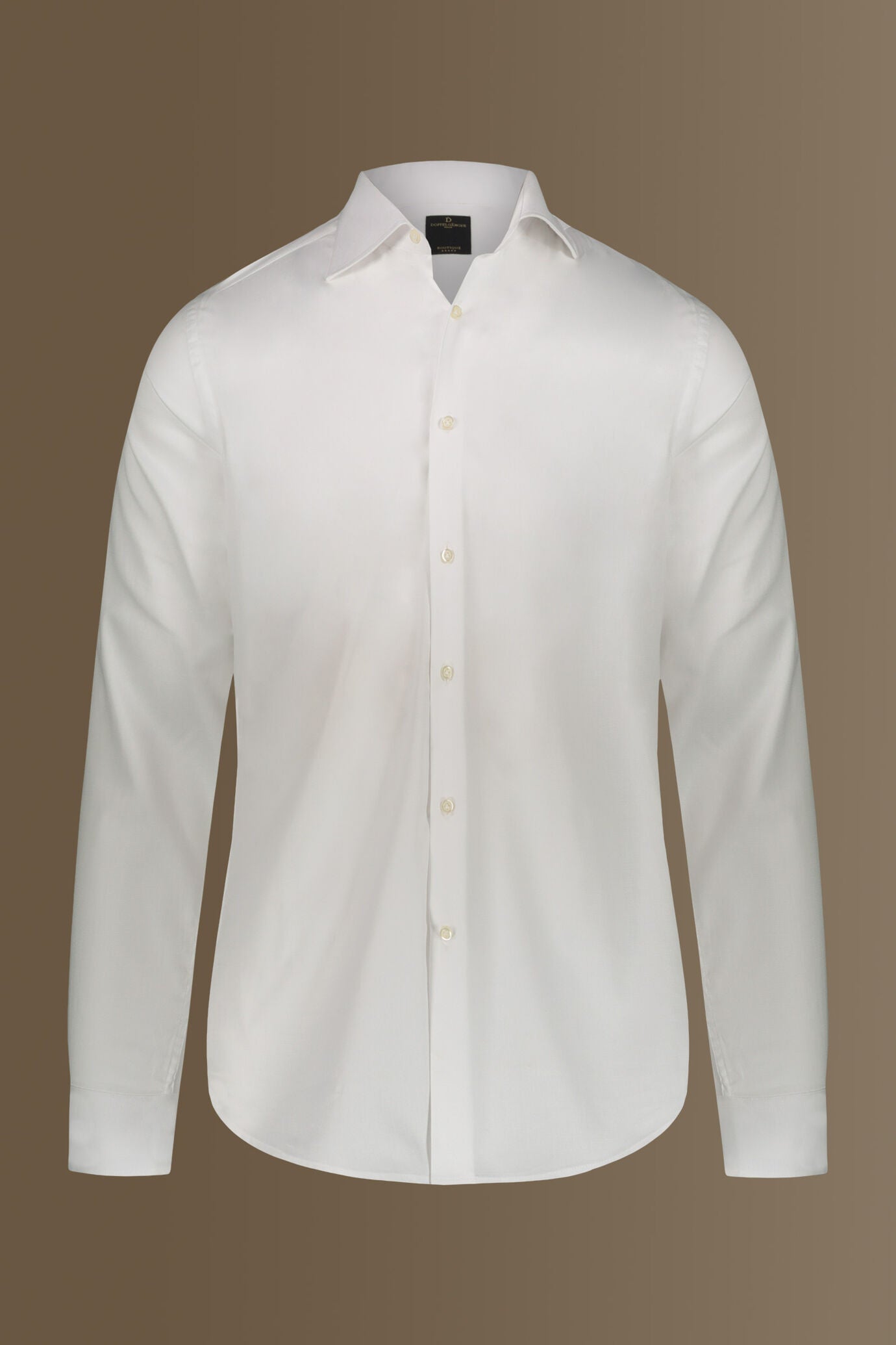 Classic shirt french collar dobby fabric