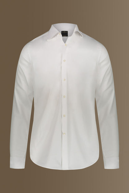 Classic shirt french collar dobby fabric
