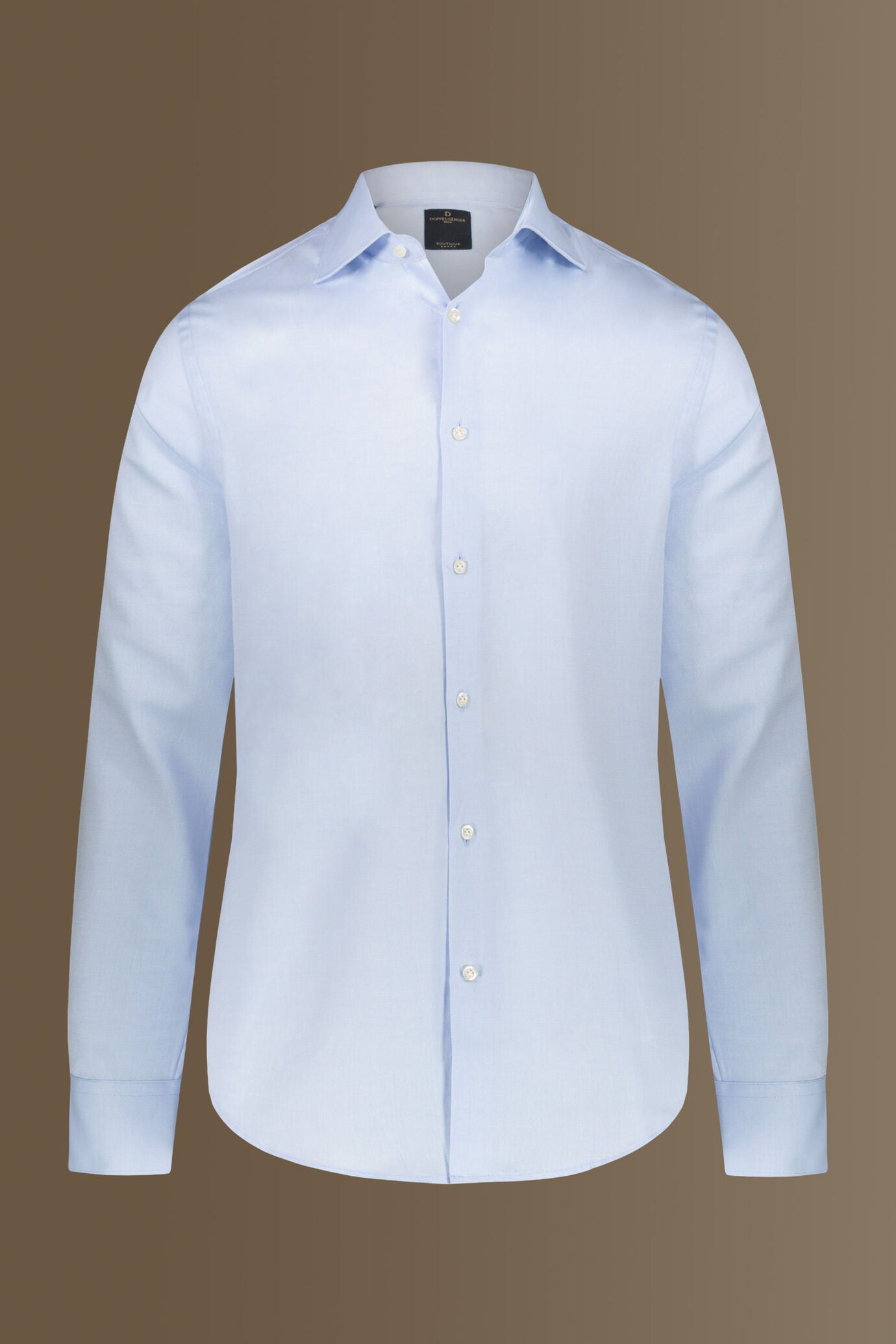 Classic shirt french collar dobby fabric