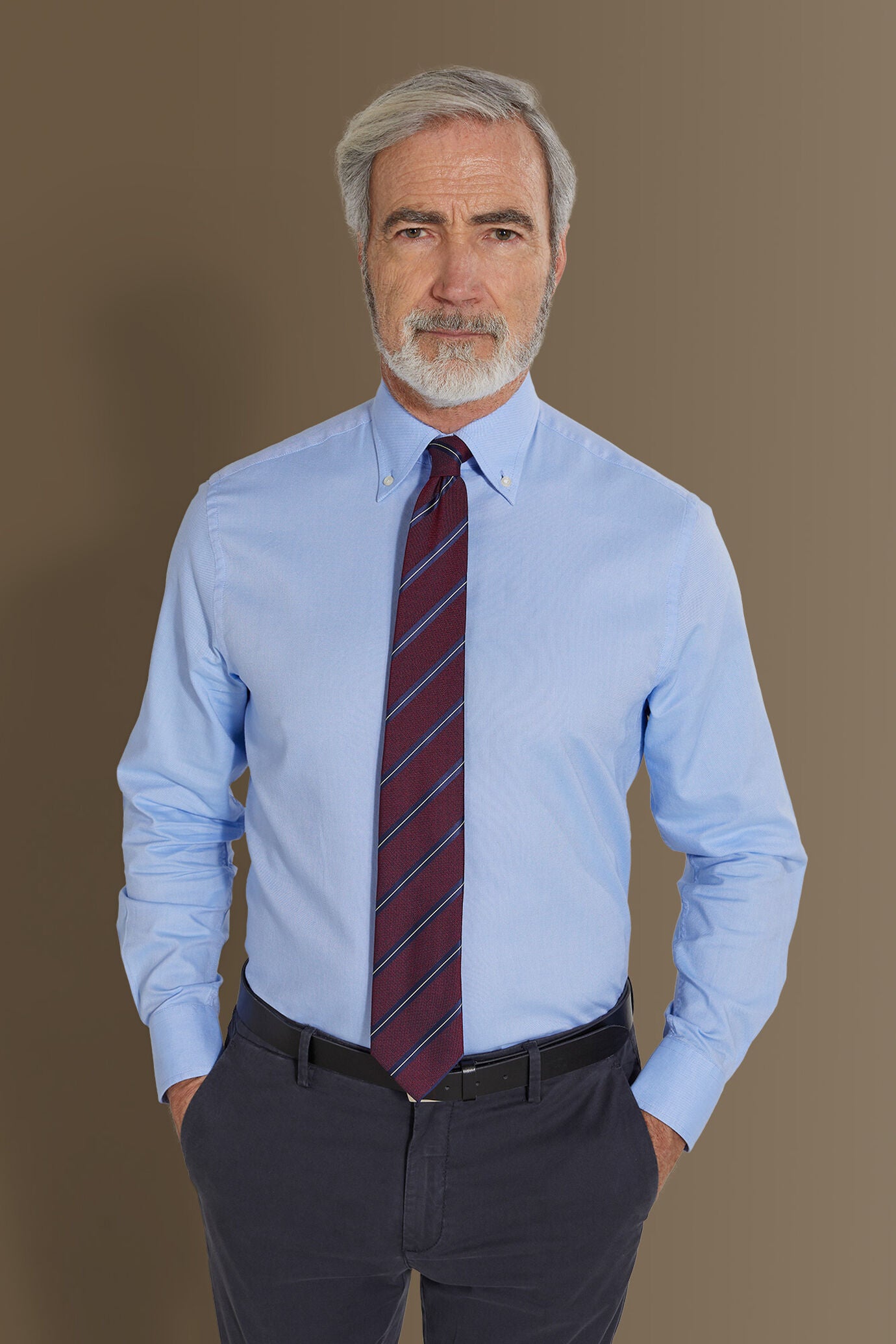 Button down shirt superlight oxford fabric