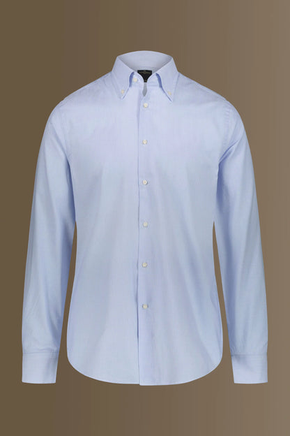 Button down shirt superlight dobby stripes fabric