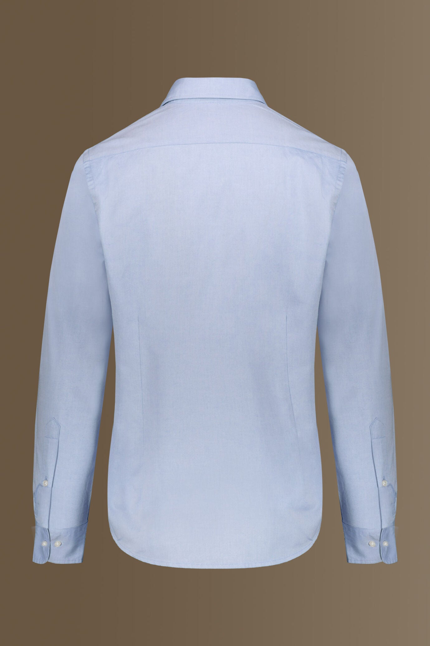 Classic washed shirt french collar pin point fabric