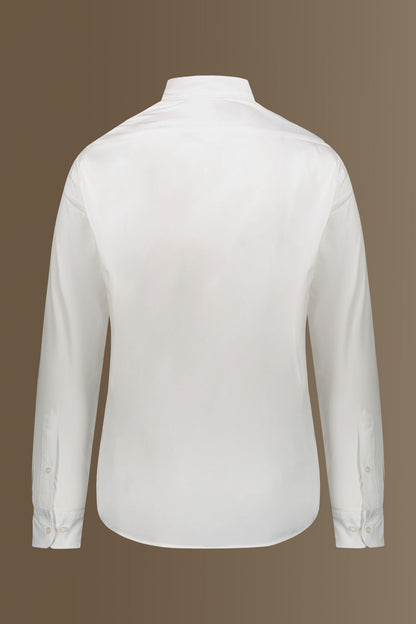 Classic washed shirt french collar pin point fabric