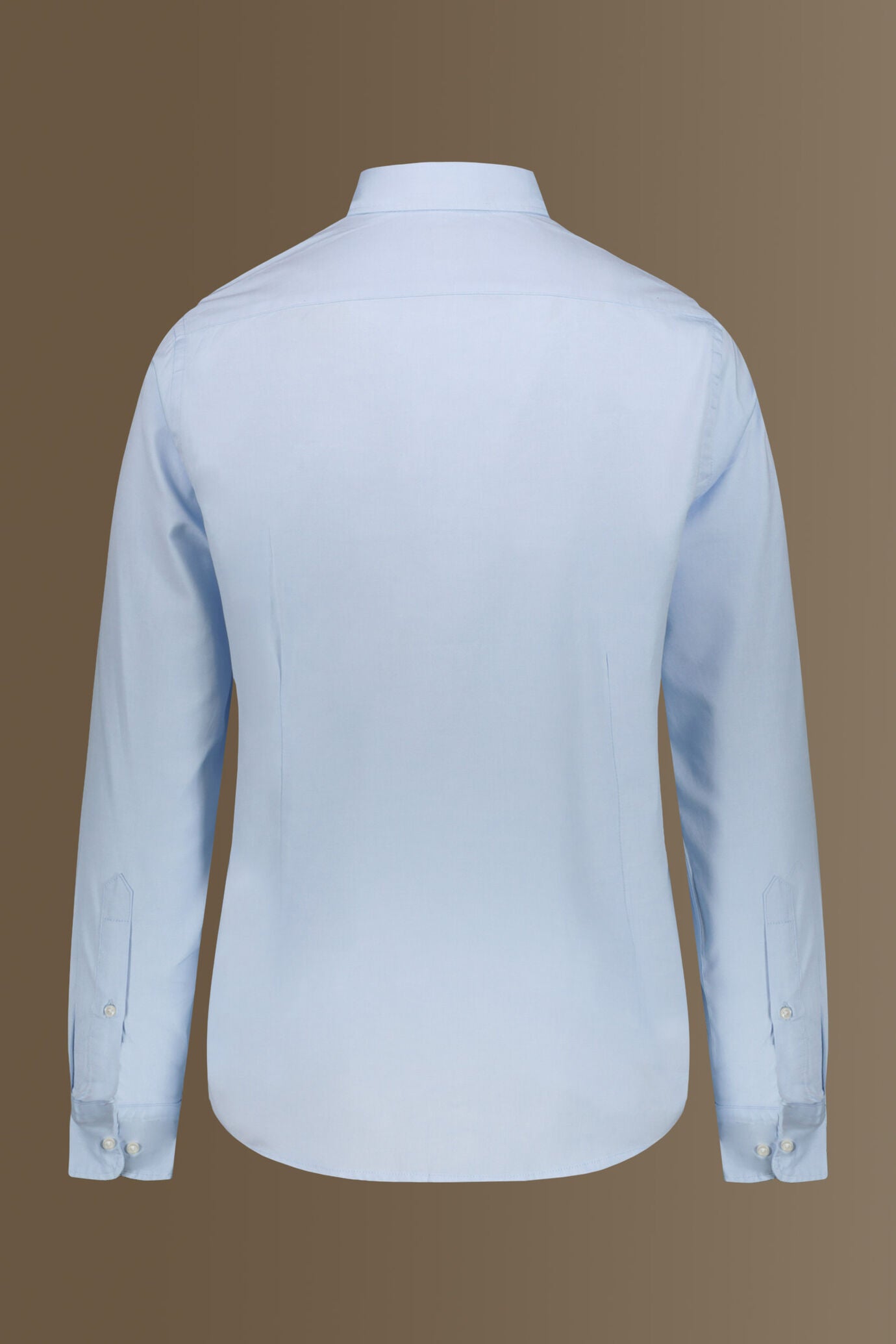 Classic washed shirt french collar pin point fabric
