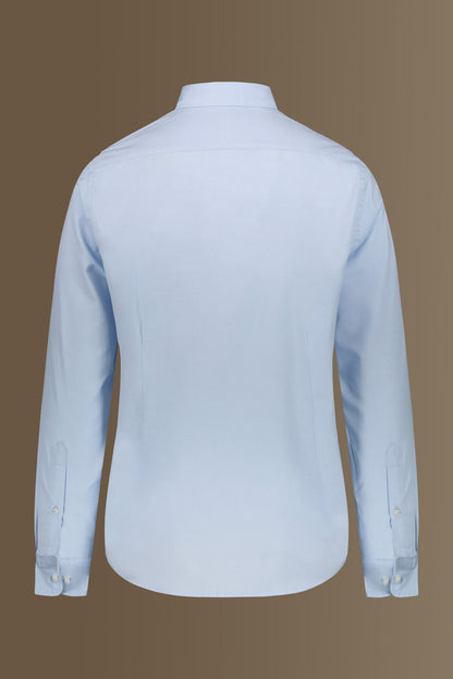 Classic washed shirt french collar pin point fabric